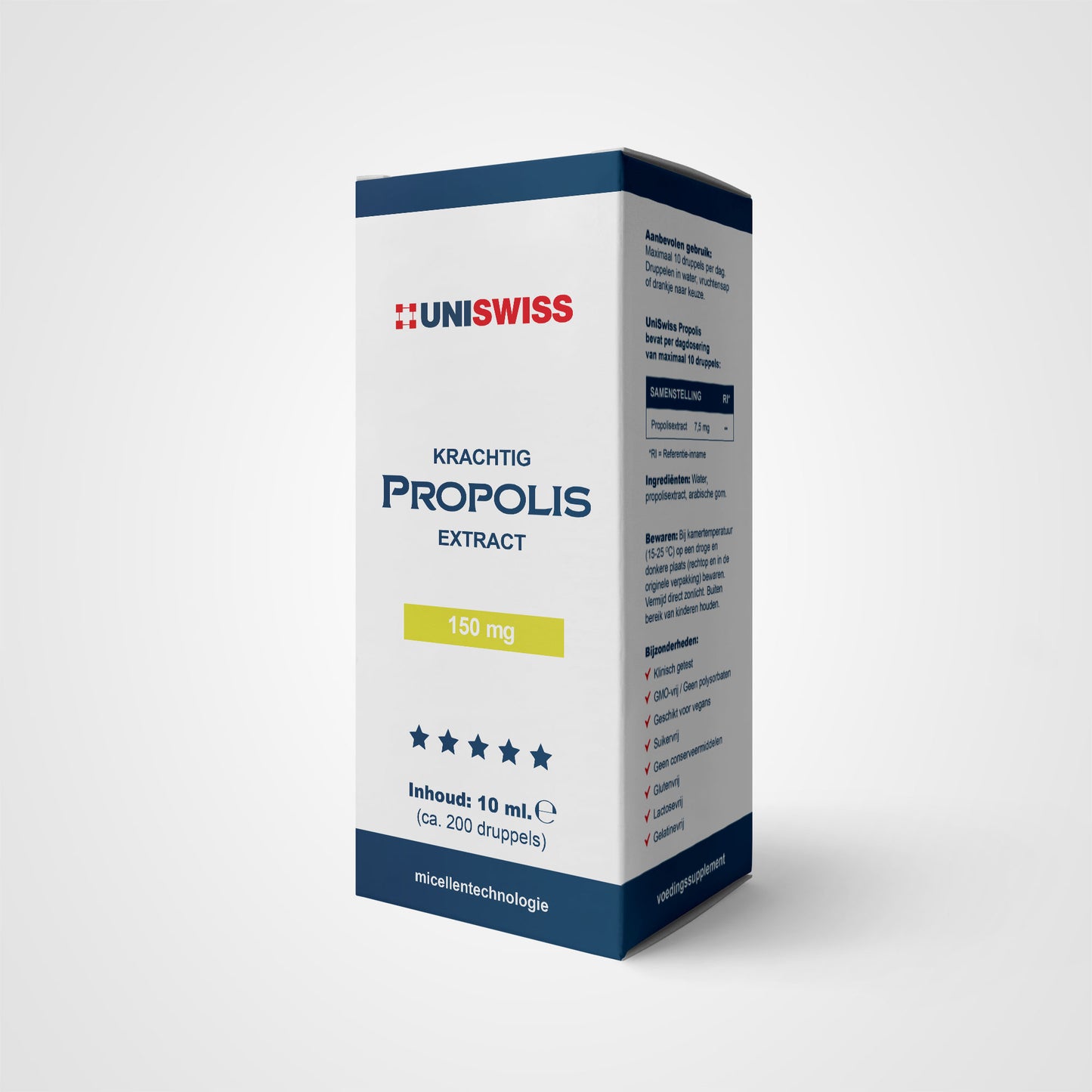 Uni Swiss Propolis supplement wateroplosbaar zonder alcohol