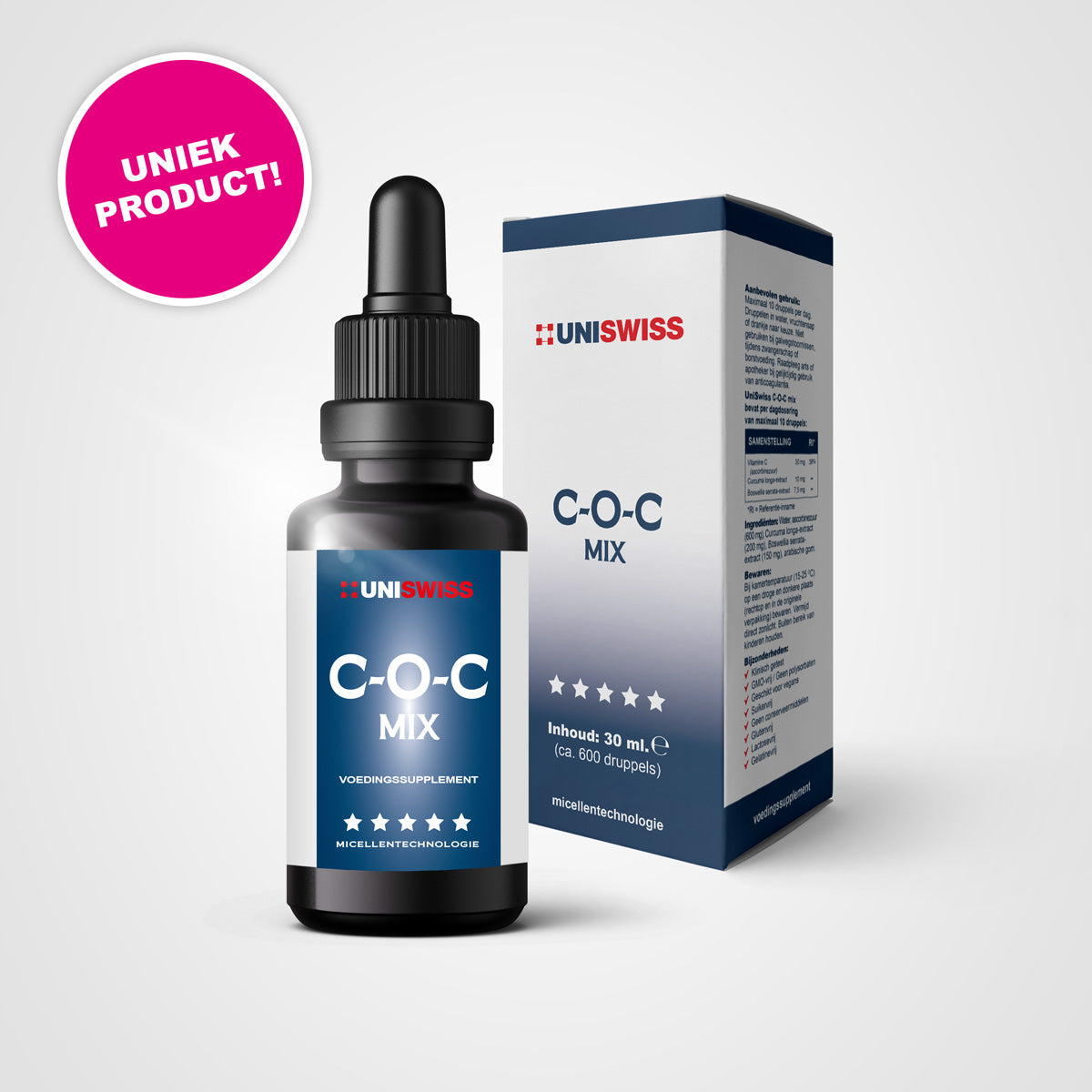 Uni Swiss COC mix supplement wateroplosbaar