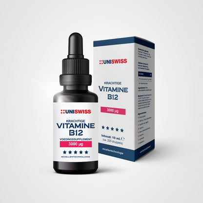 Uni Swiss vitamine B12 supplement wateroplosbaar